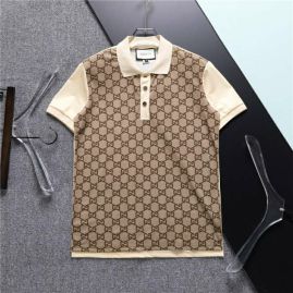 Picture of Gucci Polo Shirt Short _SKUGucciM-3XL3c37420319